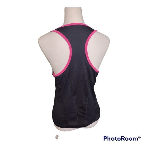 Champion Fitted Athletic Tank Racer Back size XL color Black/Pink - Picture 2 of 8